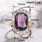 Zenat Sparkling Crystal Zircon Women's Ring