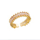 Zenat Mini Green Zircon Adjustable Ring