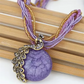 Zenat Elegant Vintage Peacock Tassel Pendant Necklace
