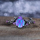 Zenat Opal Leaf Style Ring – Trendy Chic