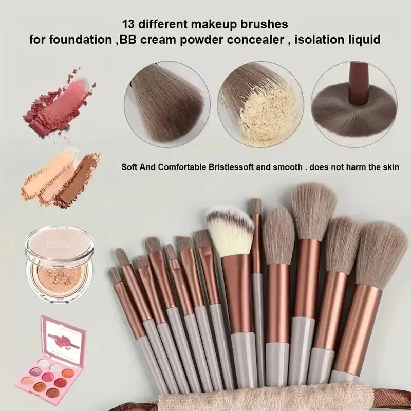 Zenat Professional Soft Fluffy Makeup Brush Set