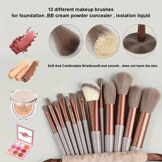 Zenat Professional Soft Fluffy Makeup Brush Set