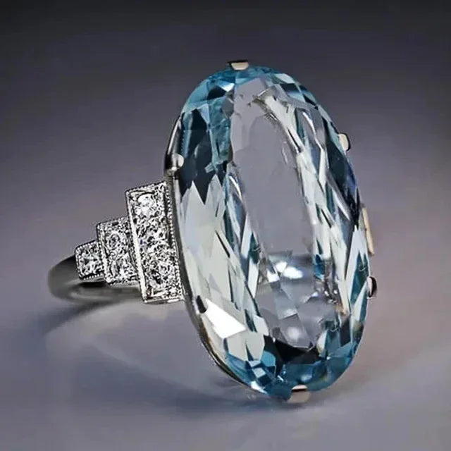 Zenat Sparkling Crystal Zircon Women's Ring