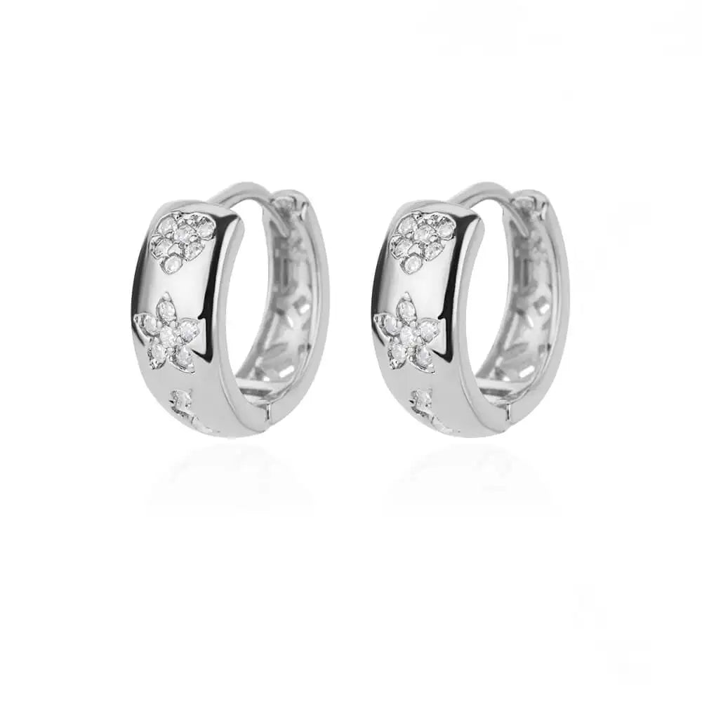 Stainless Steel Evil Eye Earrings for Women 2024 Trend Gold Color Round Circle Hoop Earrings Luxury Wedding Jewelry aretes