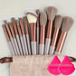 Zenat Professional Soft Fluffy Makeup Brush Set