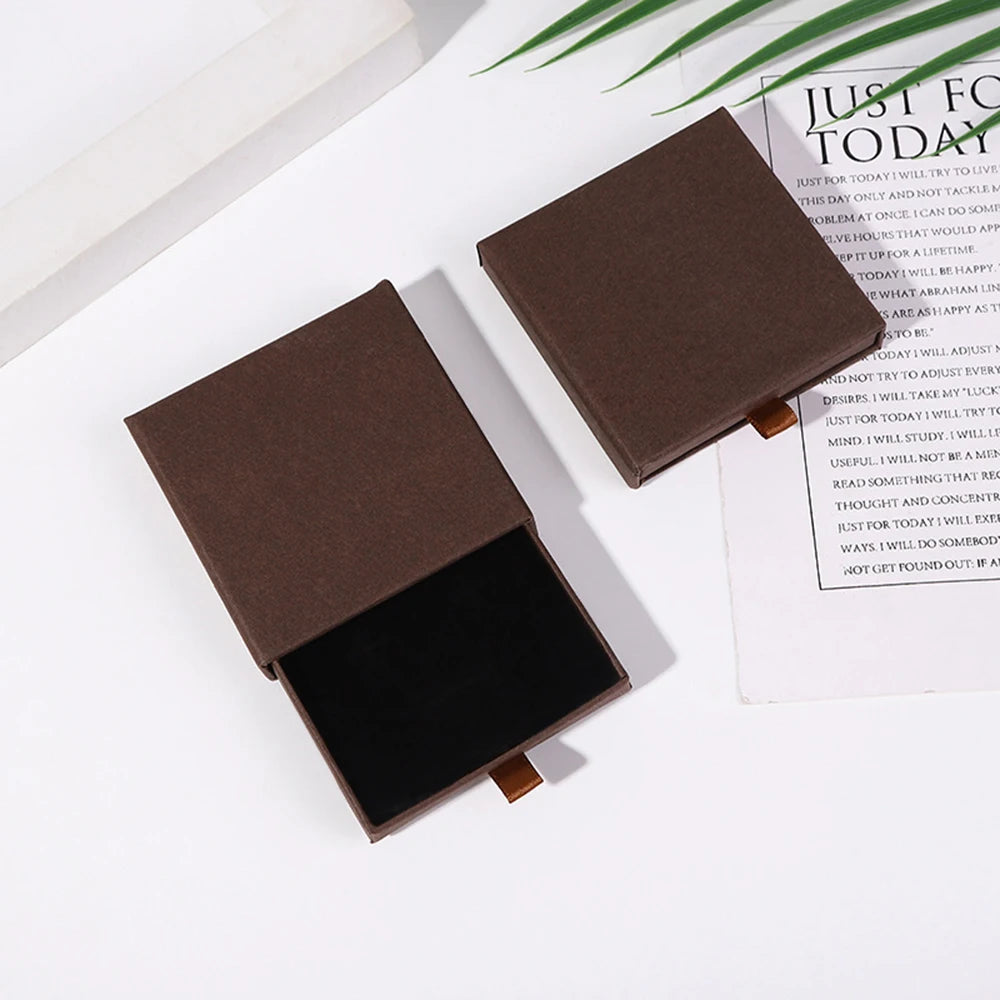 Kraft Paper Drawer Jewelry Box