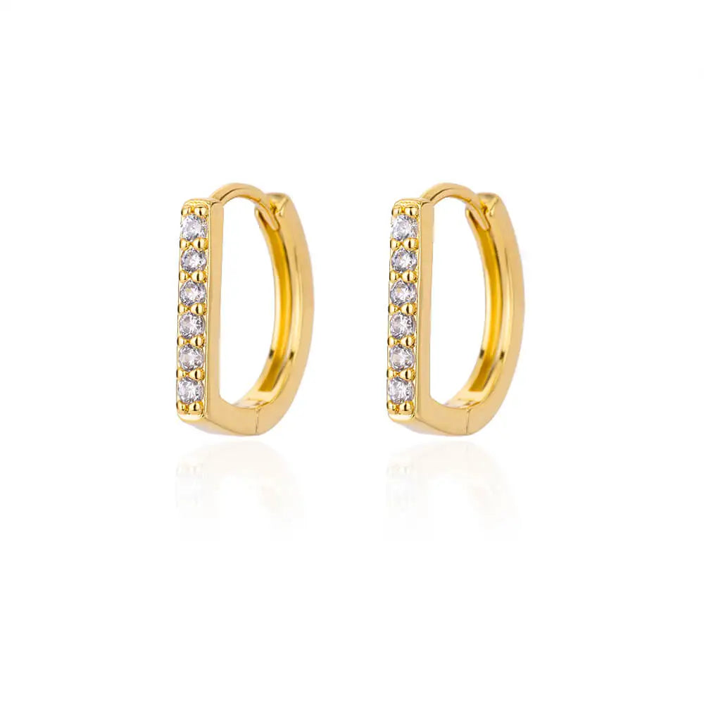 Stainless Steel Evil Eye Earrings for Women 2024 Trend Gold Color Round Circle Hoop Earrings Luxury Wedding Jewelry aretes