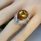 Zenat Victorian Women’s Faux Turquoise Carved Ring