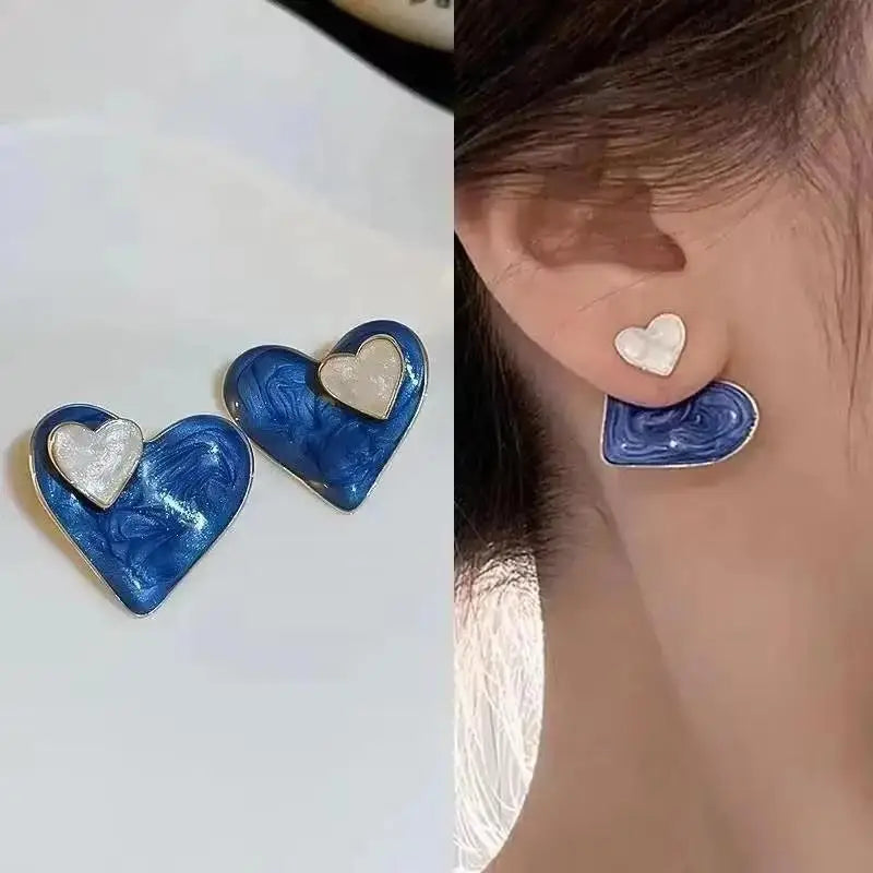 925 Silver Needle Green Flower Earrings For Women Korean Fashion Jewelry 2025 Trending Luxury Zircon Leaf Women's Stud Earrings