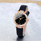 Zenat Luxury Rhinestone Women's Watch Bracelet Gift Set