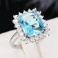 Zenat Sparkling Crystal Zircon Women's Ring