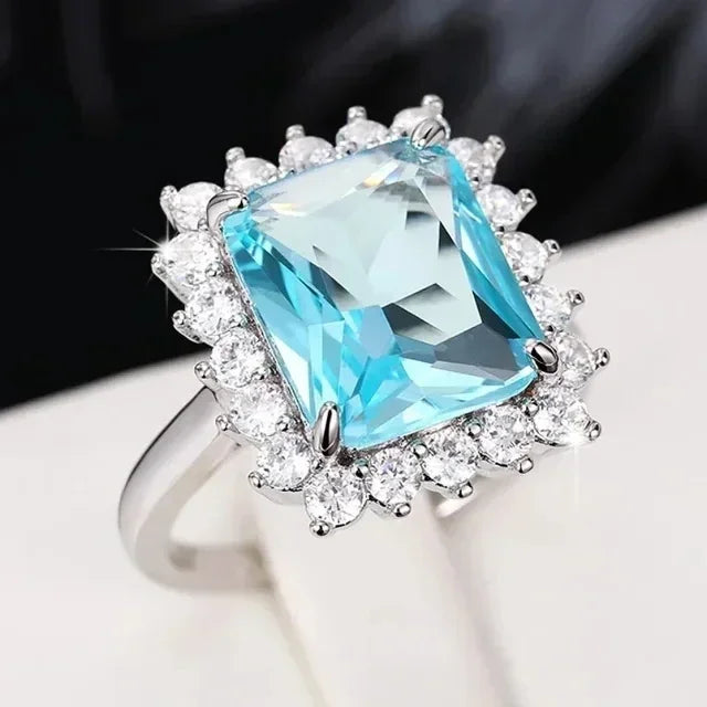 Zenat Sparkling Crystal Zircon Women's Ring