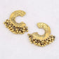Zenat Colorful CZ Tassel Semicircle Jhumka