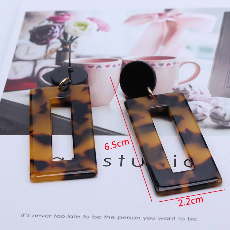 Zenat Brown Beer Bottle Pendant Drop Earrings for Women