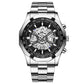 Zenat 2025 Luxury Men’s Quartz Stainless Steel Watch