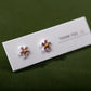 Zenat Handmade Multicolor Ceramic Flower Earrings