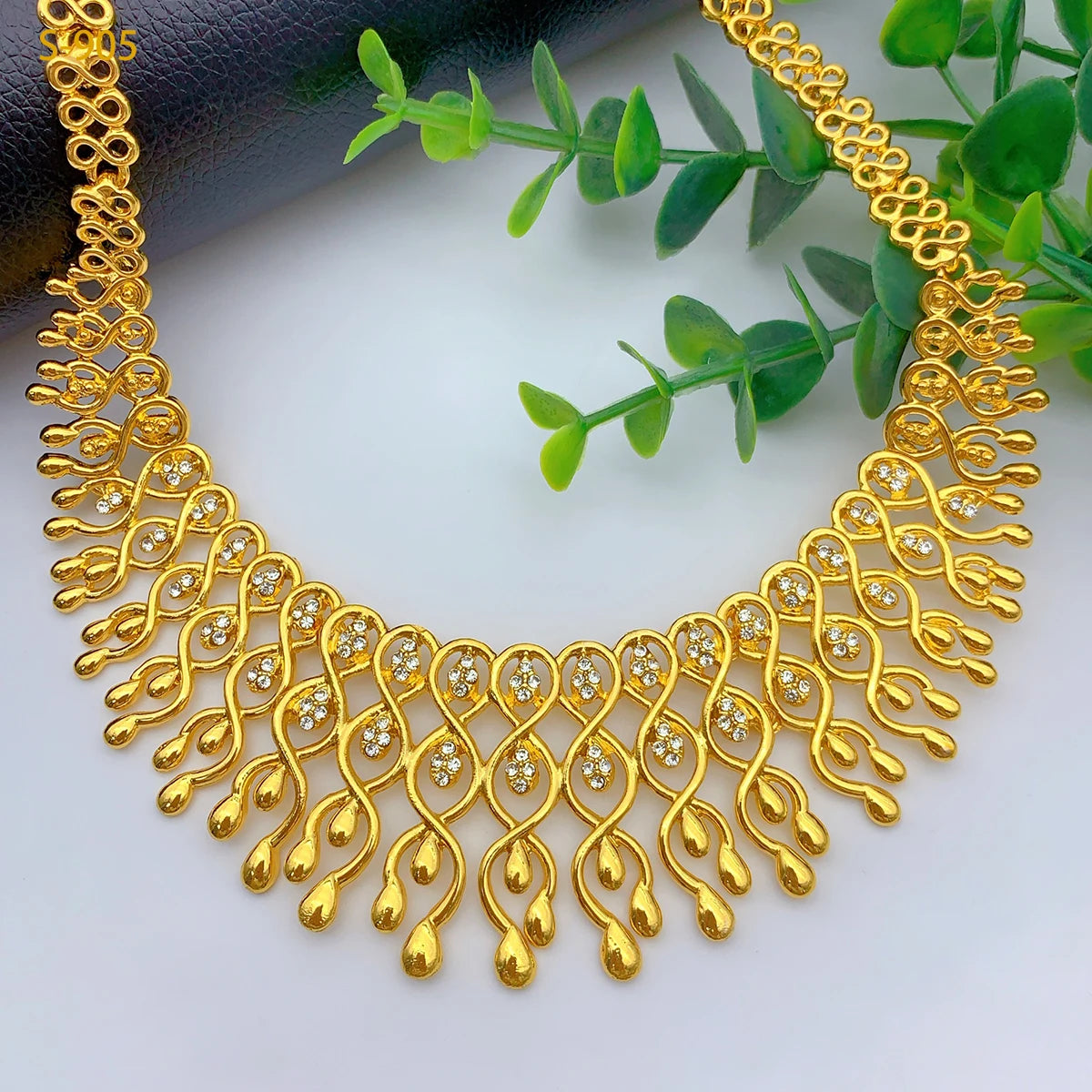 Zenat Bridal Dubai 24K Gold Plated Jewelry Set