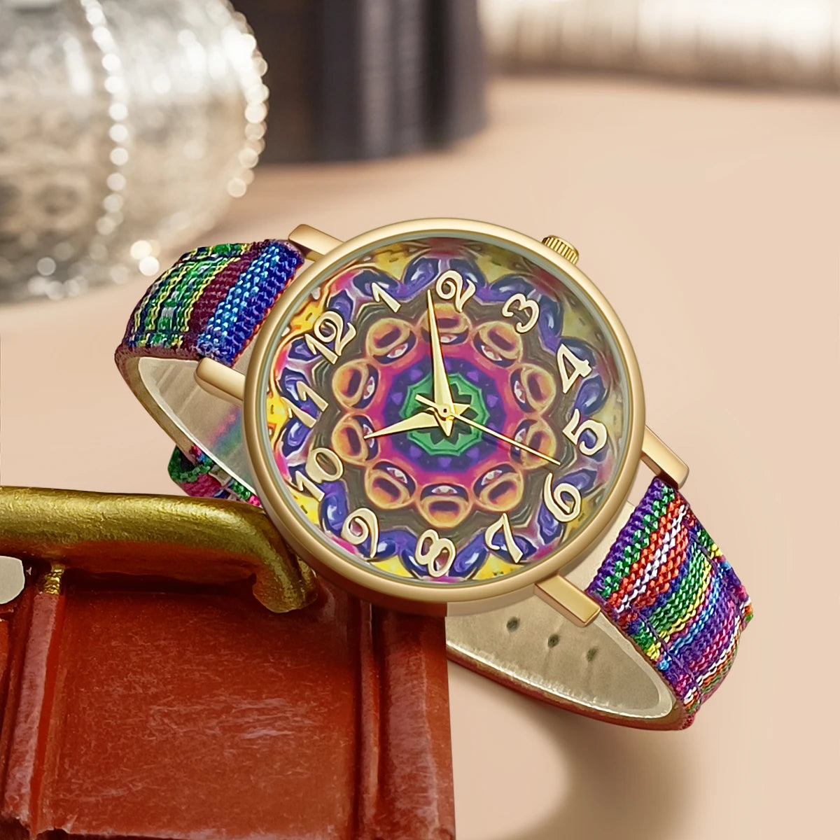 Zenat Watch Luxury Ladies Gift multicolors