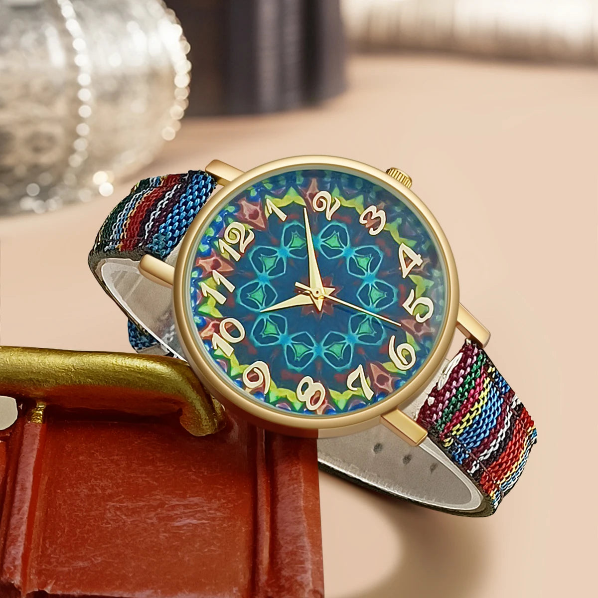Zenat Watch Luxury Ladies Gift multicolors