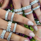 Luxury Female White Crystal Stone  Ring Irregular Zirconia Wedding Rings for Women Trendy Geometric Zircon Engagement Ring