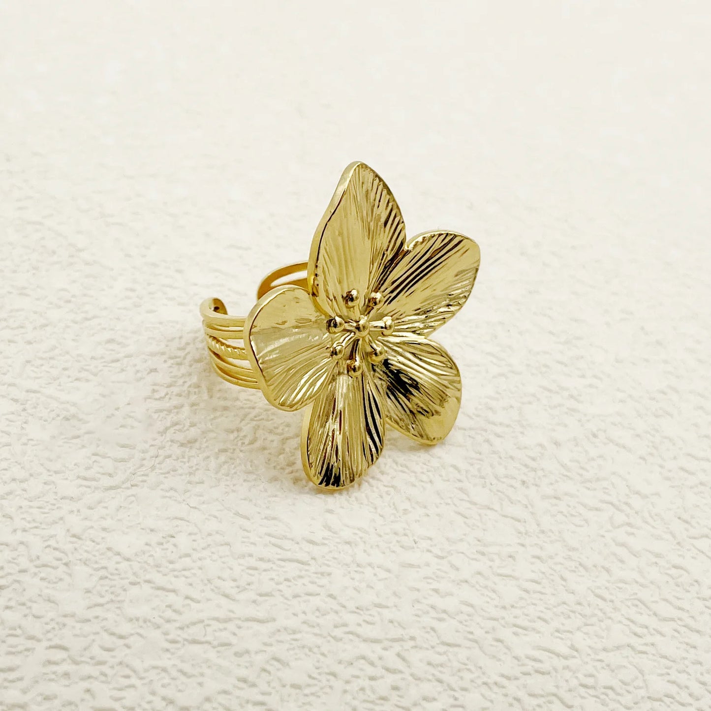 Zenat 2PC Stainless Steel Flower Earrings – Trendy Party