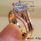 Zenat Unique Rose Gold Color Rings – Women