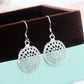 Zenat 925 Silver Round Earrings – Wedding & Party