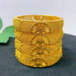 ANIID Fashion Dubai Bridal 24k Gold Color Round Bracelets Bangles  Ethiopian Luxury Hand Jewelry for Indian Wedding Party Gifts
