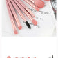 Zenat 8-Piece Portable Soft Makeup Brush Set