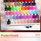 Zenat Red Autumn Winter Gel Nail Polish