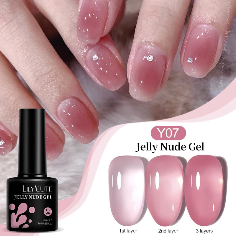 Zenat Translucent Jelly Gel Nail Polish