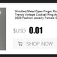 Zenat 8-Piece Chunky Mixed Metal Rings Set