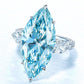 Zenat Sea Blue Cubic Zirconia Women’s Ring