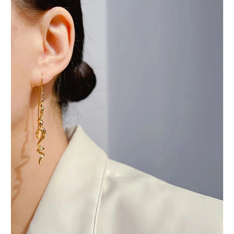 Zenat 3D Abstract Earrings – Stylish Retro Women Jewelry