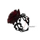 Zenat Punk Gothic Red Rose Adjustable Ring