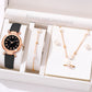 Zenat 6PCS Set Red Cherry Strap with Jewelery