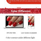 Zenat Bright Red Sparkling Glitter Gel Nail Polish
