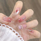 Zenat 24Pcs Glitter Diamond Press-On Nails