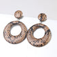 Zenat Brown Beer Bottle Pendant Drop Earrings for Women