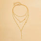 Zenat 3Pcs/Set Sexy Goth Star Tassel Long Pendant
