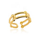 Heart Rings for Women Grils Gold Color Adjustable Stainless Steel Ring 2024 Trend Luxury Wedding Couple Jewelry anillos mujer