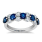 Zenat Luxury Prong Rings – Deep Blue Zircon