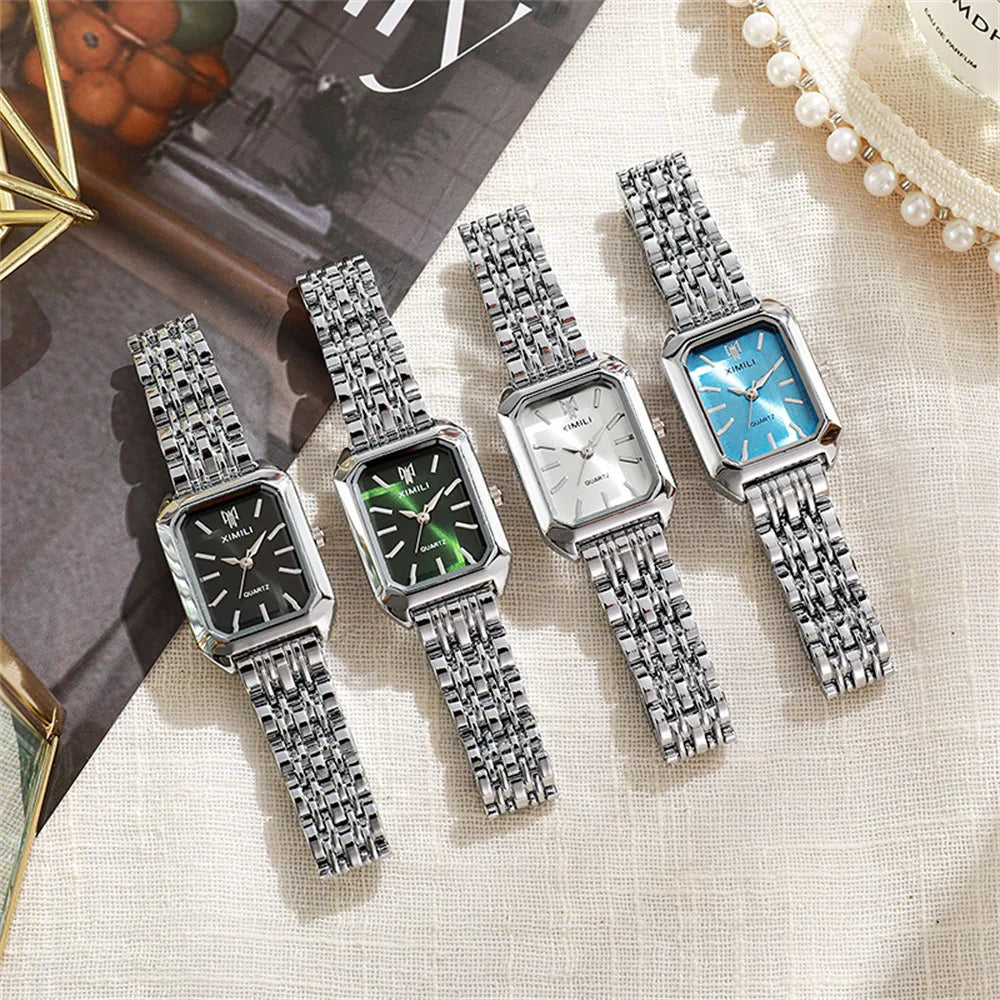 Zenat Gold Luxury Strap Wristwatches