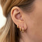 Zenat 3 Copper Earrings – Elegant Gold & Silver Set
