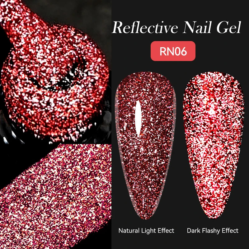 Zenat Red Autumn Winter Gel Nail Polish
