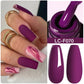 Zenat Bright Red Sparkling Glitter Gel Nail Polish