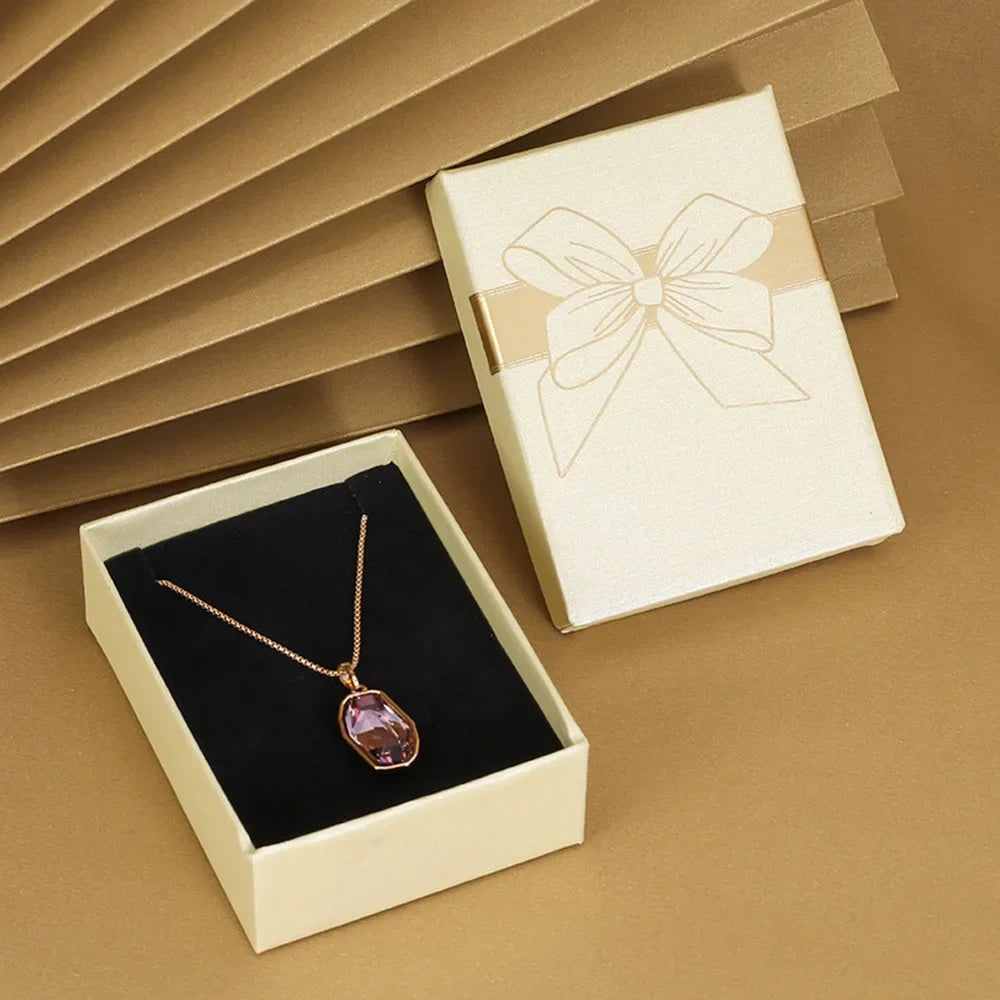 Jewelery Gift Box For Earrings Necklace Rings