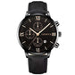 Zenat Geneva Wristwatch Alloy Case Leather