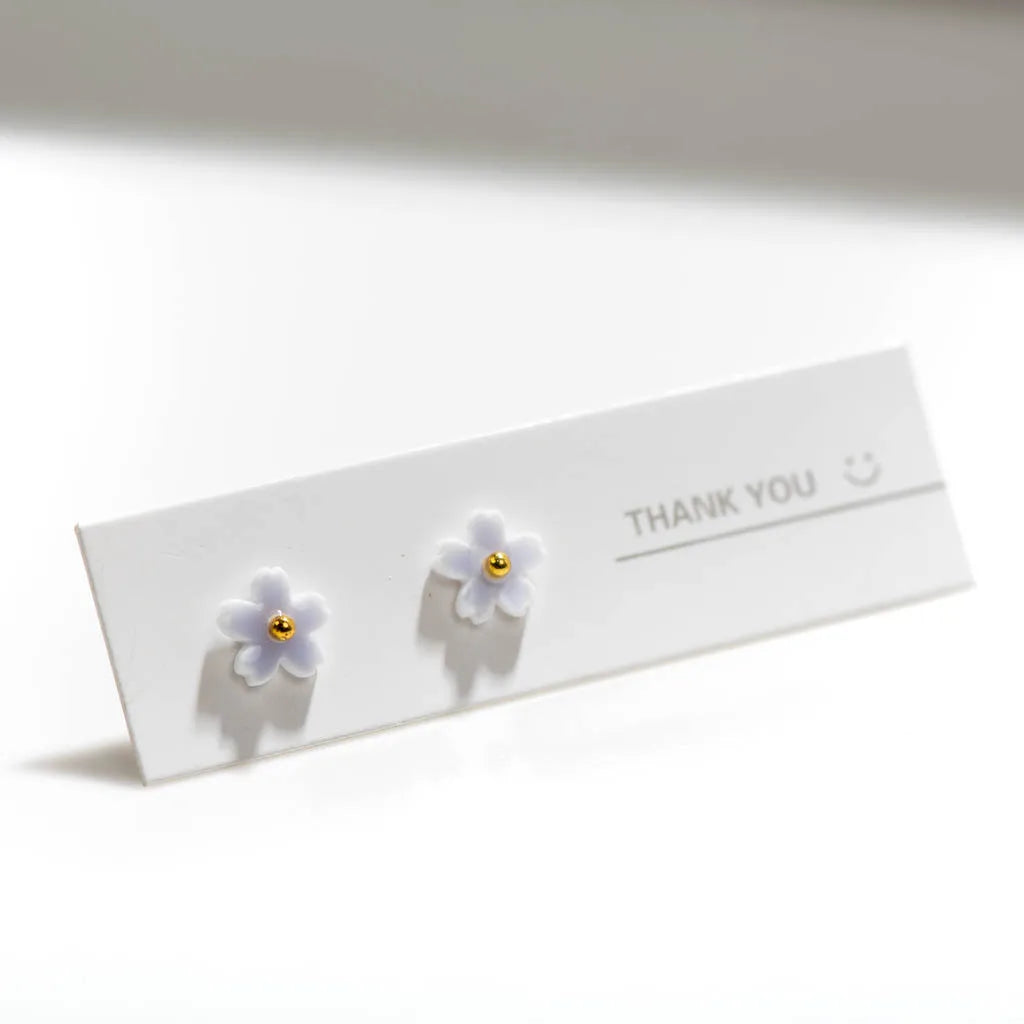 Zenat Handmade Multicolor Ceramic Flower Earrings