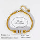 Twisted Bracelet 18K Gold Plated Waterproof 316 Steel